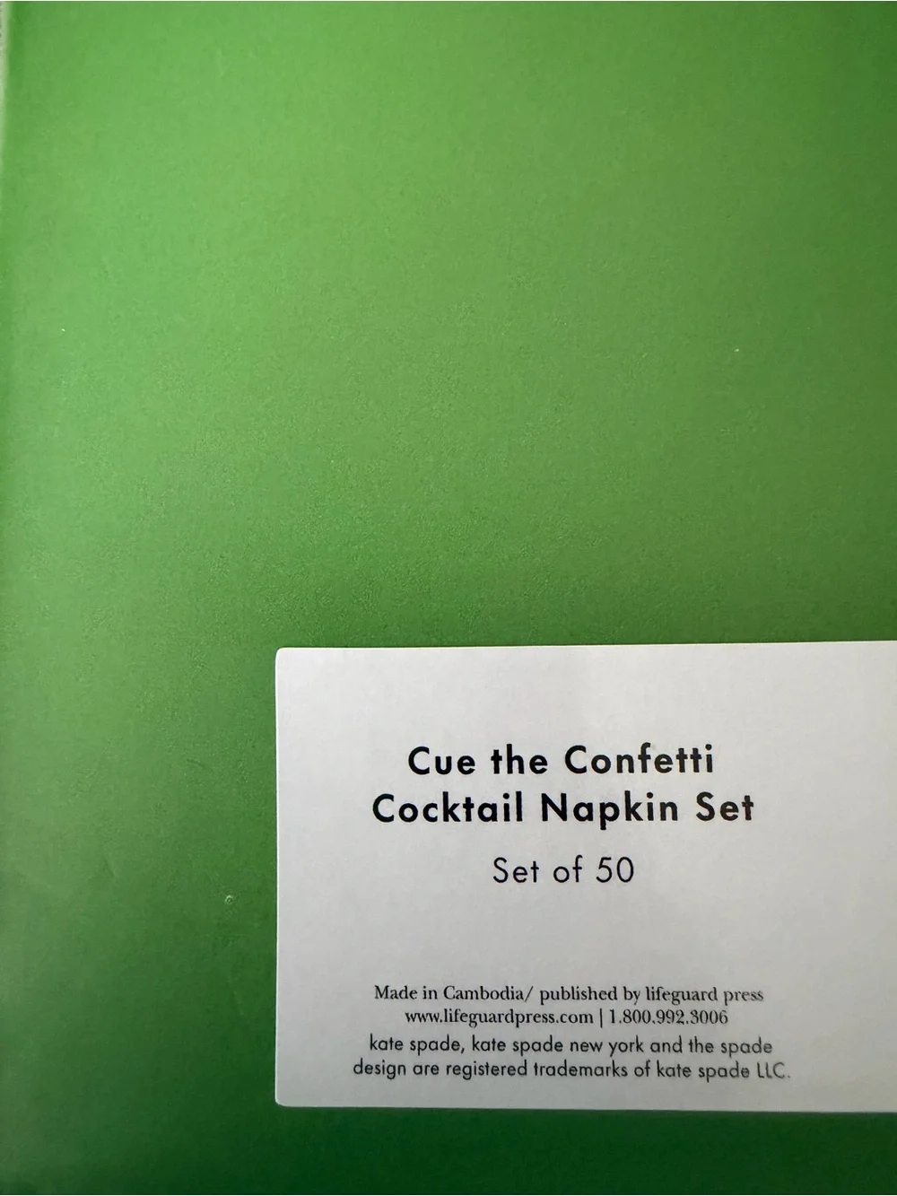 kate spade White and Gold Polka Dot Cocktail Napkins